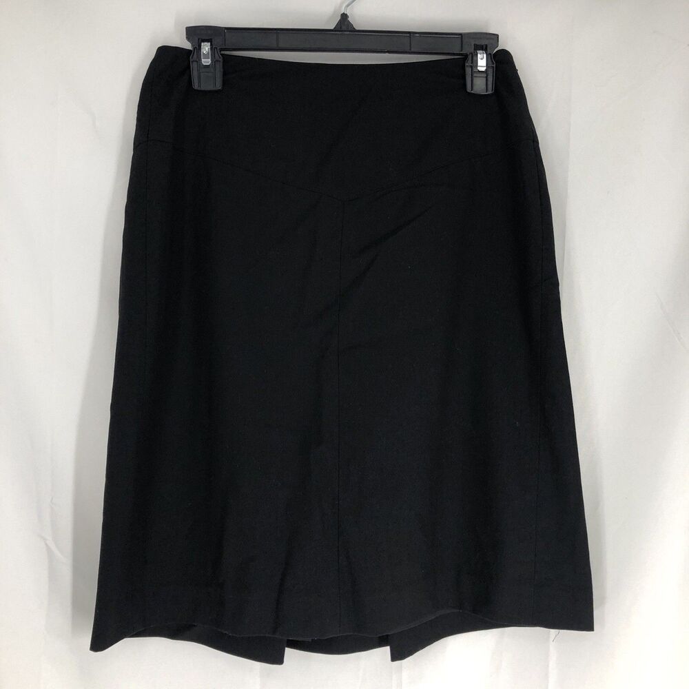 Banana Republic Black Pencil Skirt Stretch Career Women’s 2 Stretch